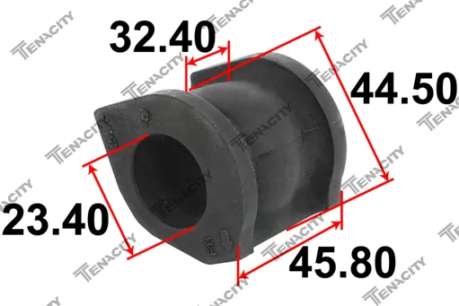 BUCHA BARRA ESTABILIZADORA DIANTEIRA (23,40MM)