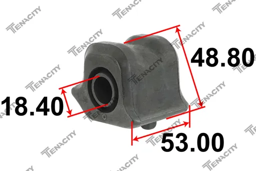BUCHA BARRA ESTABILIZADORA DIANTEIRA LD (18,40MM)